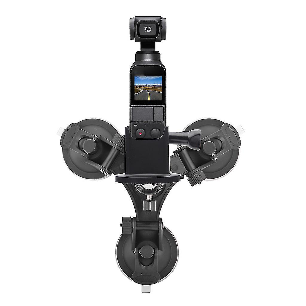 Exsha Suction Cup Car Holder Tripods Mount + Base Adapter For Dji Osmo Pocket