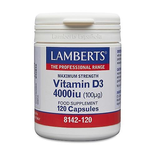 Lamberts Vitamin D3 4000 UI 120 capsules