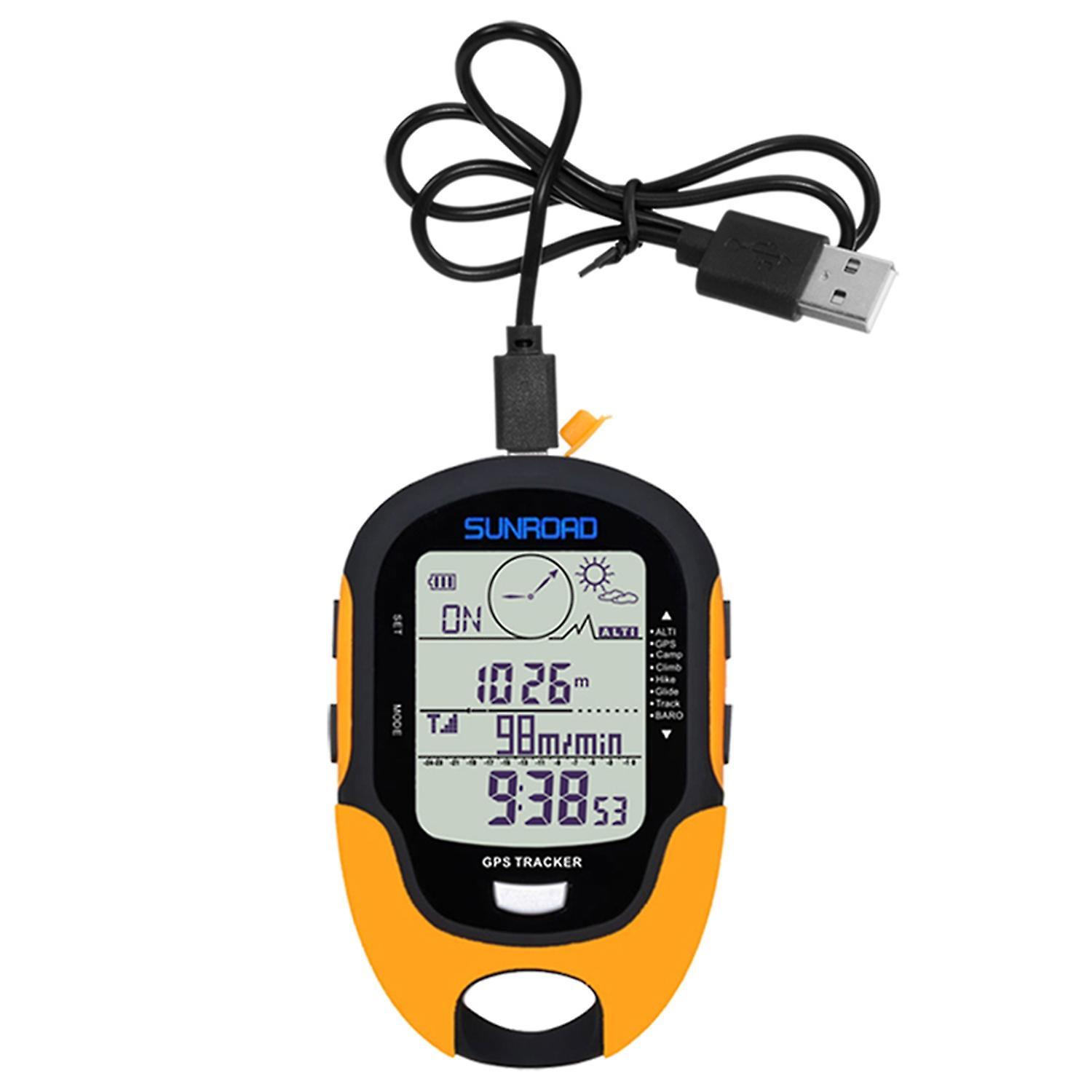 Sunroad Multifunction LCD Digital GPS Altimeter Barometer Compass Portable Outdoor Camping Hiking Climbing A FR510