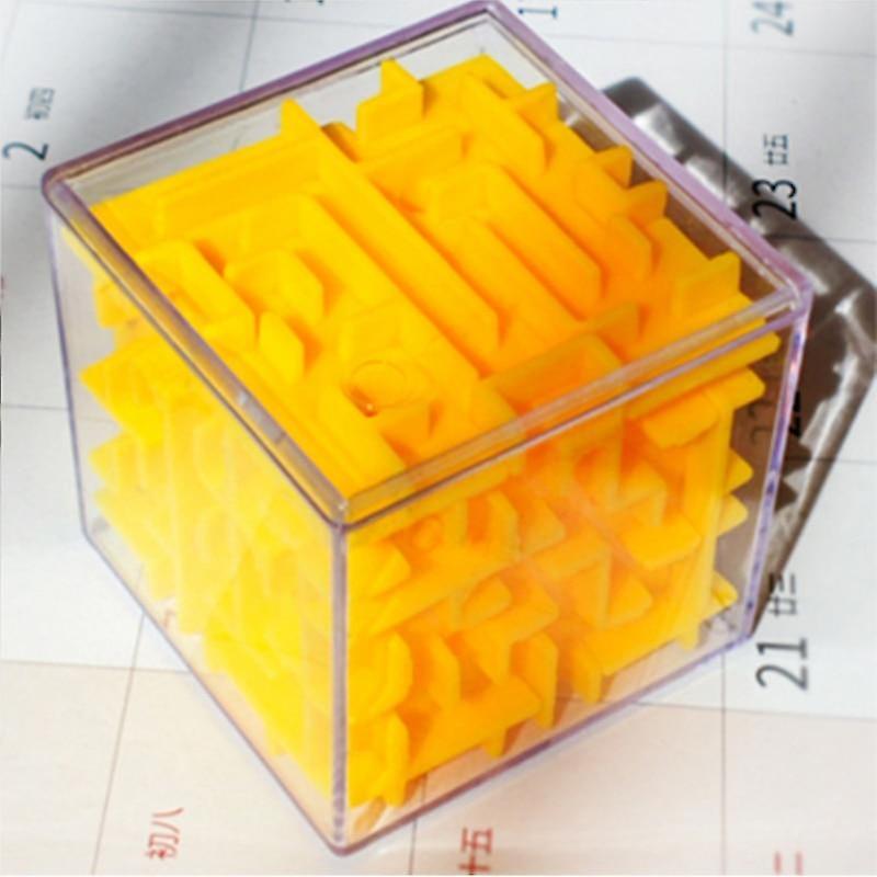 Slowmoose Fun Science And Education Relax - Antistress's Intelligence Maze Puzzle yellow