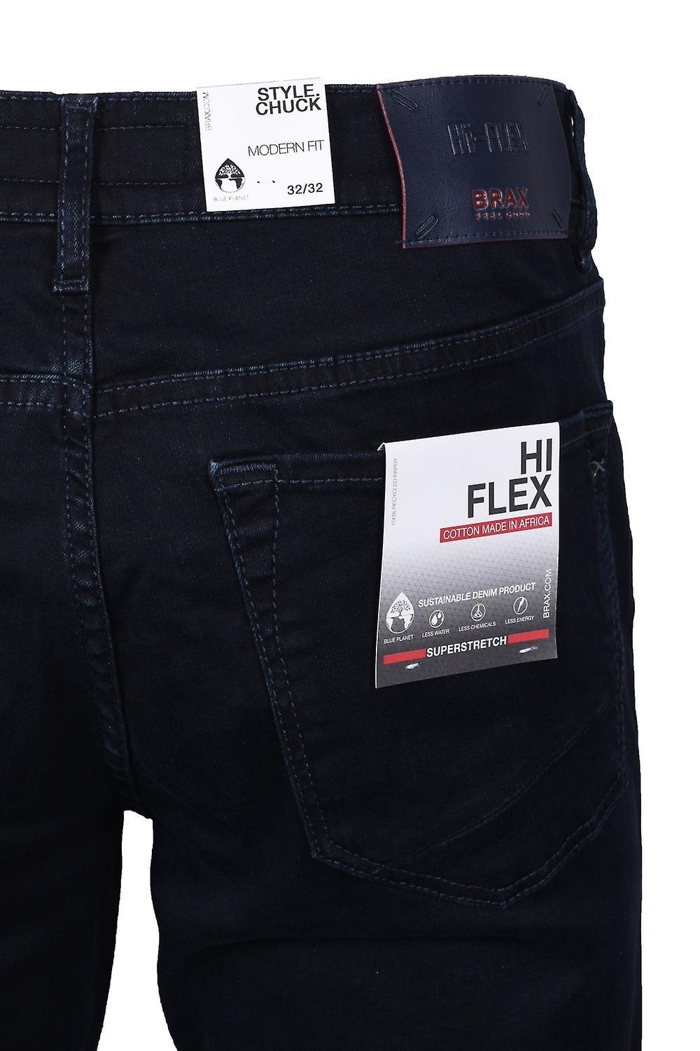 Men's Brax Chuck High Flex Slim Fit Jeans Dark Denim - Size: 36W32L