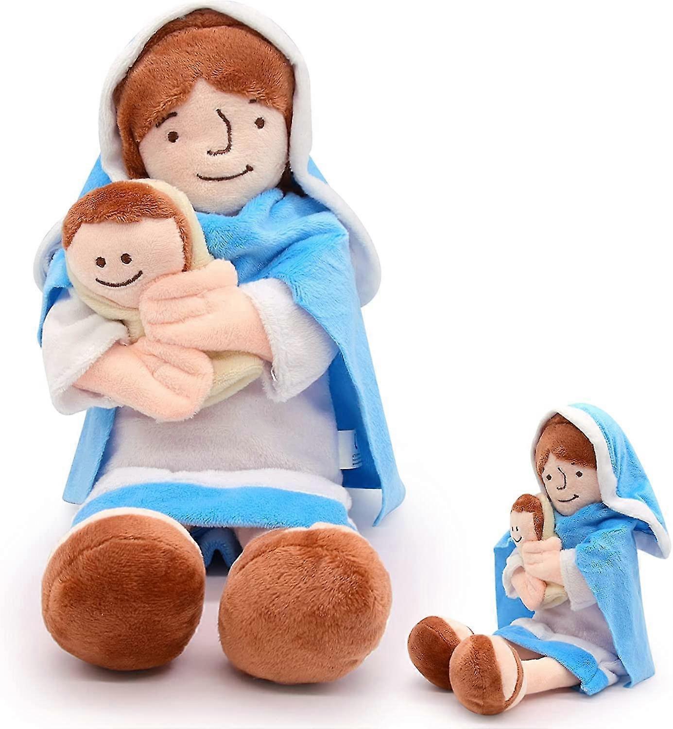 Tinor 30cm Jesus Plush Toy My Friend Jesus Stuffed Doll Christ Religious Jesus Toys Classic Religious Savior Jesus Plush Maria