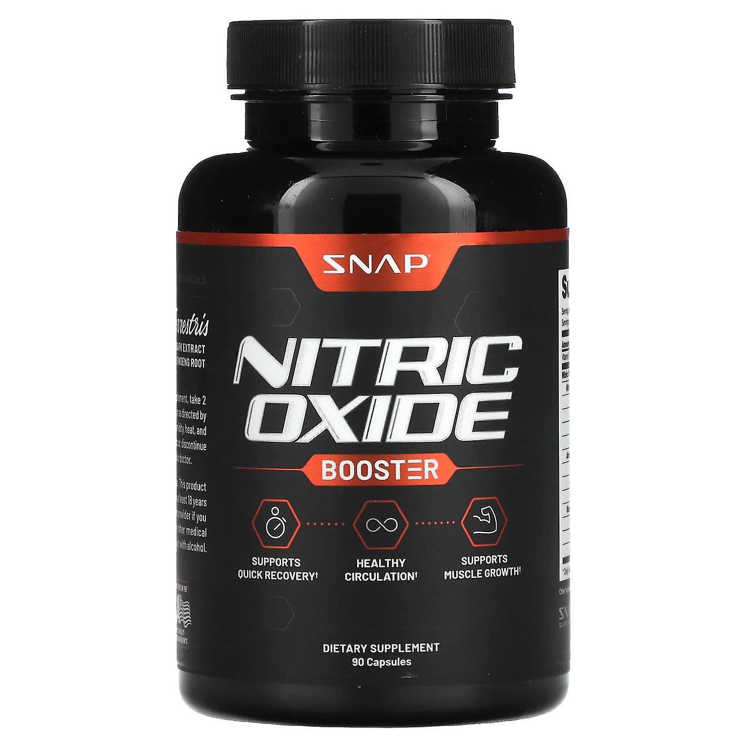 Snap Supplements, Nitric Oxide Booster, 90 Capsules