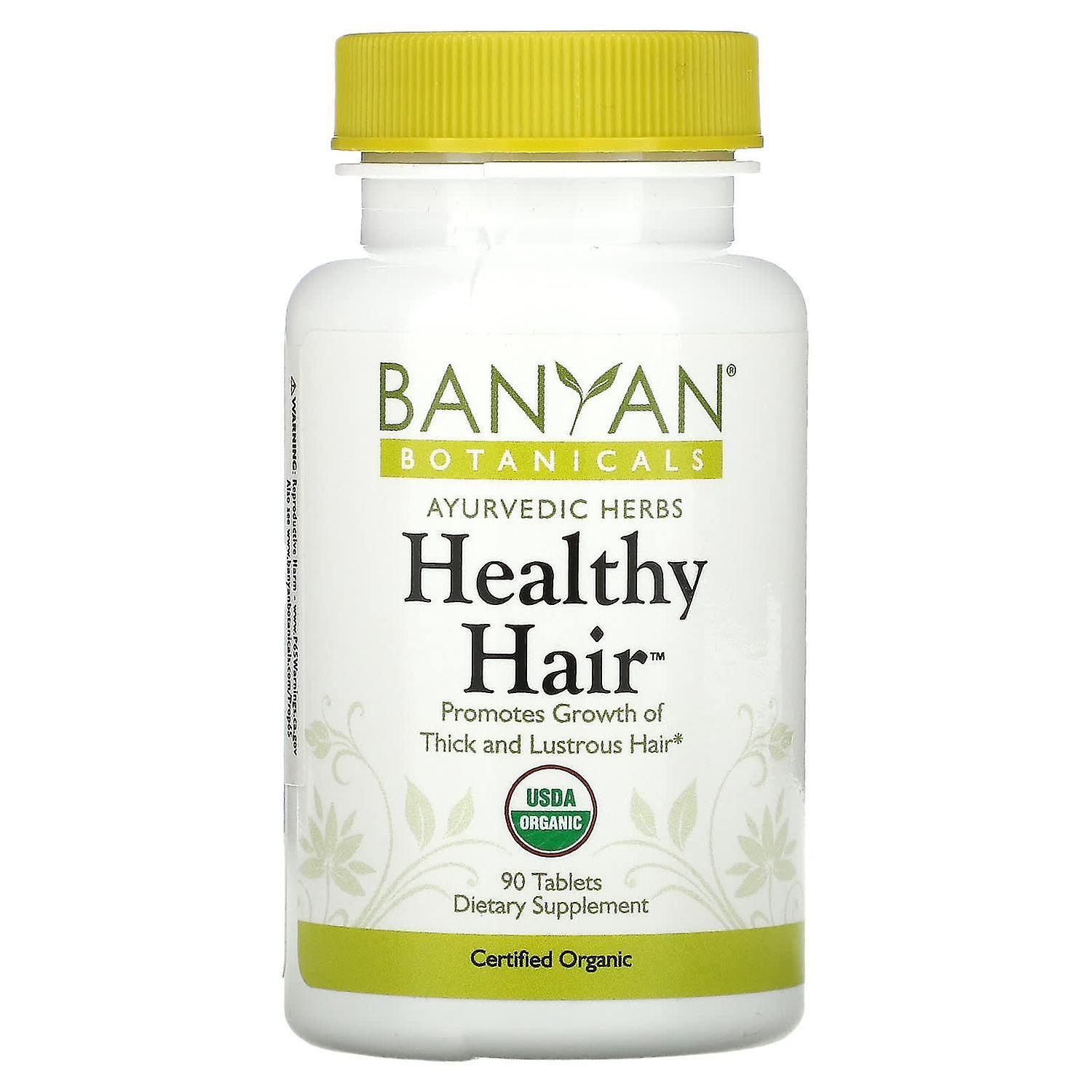 Banyan Botanicals, Healthy Hair, 90 Tablets