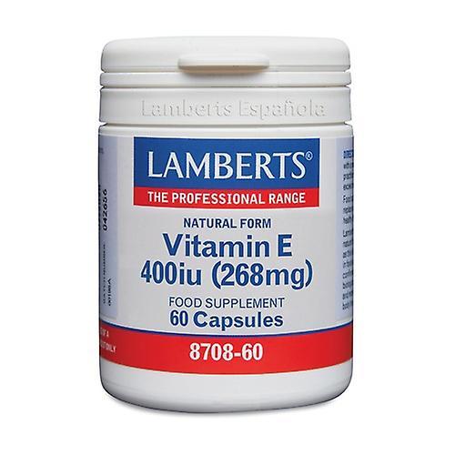 Lamberts Vitamin E 400 IU 60 capsules