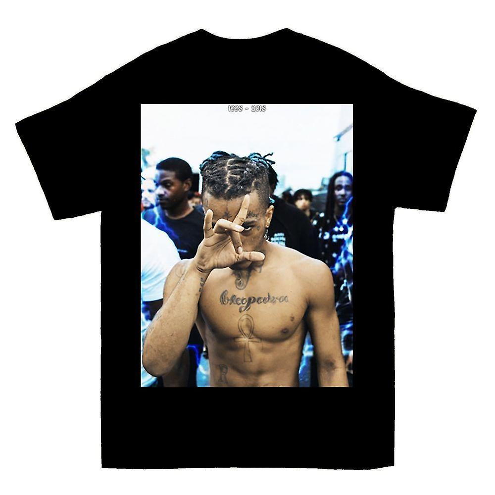 RockShark Xxxtentacion Remember To Remember Style T-shirt black L