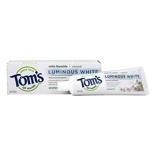 Tom's Of Maine Luminous White Toothpaste, Clean Mint 4 Oz (Pack of 1)