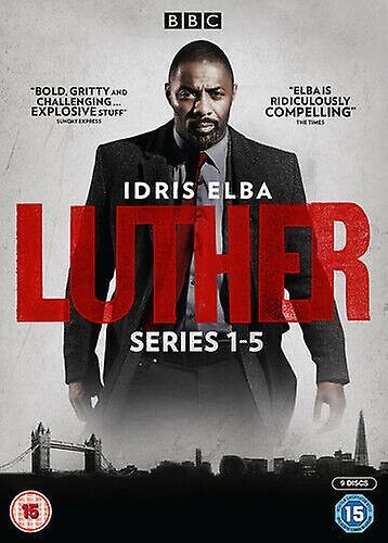 Luther Series 1-5 DVD (2019) Idris Elba cert 15 9 discs NEW - Region 2