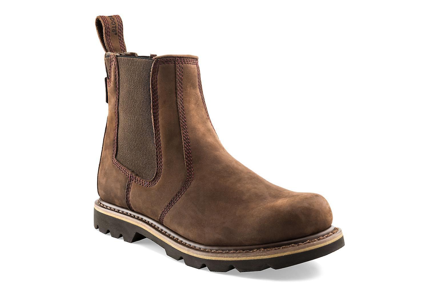 Buckbootz B1400 Non-safety Dealer Boots Goodyear Welted Buckler Boots Brown 11 uk | 12 us | 45 eu