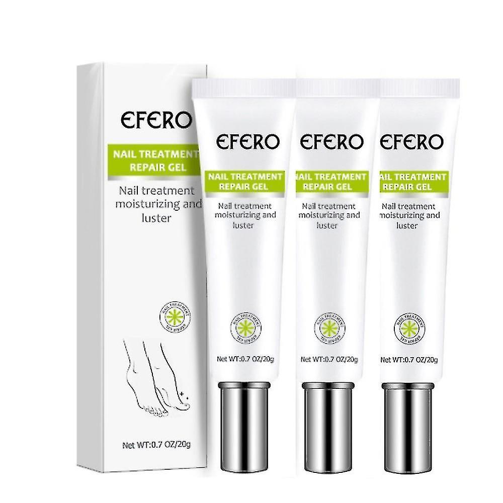 Baron 3pcs Efero Nail Anti Fungal Infection Gel Treatment Hand Foot Cream Toenail Remover