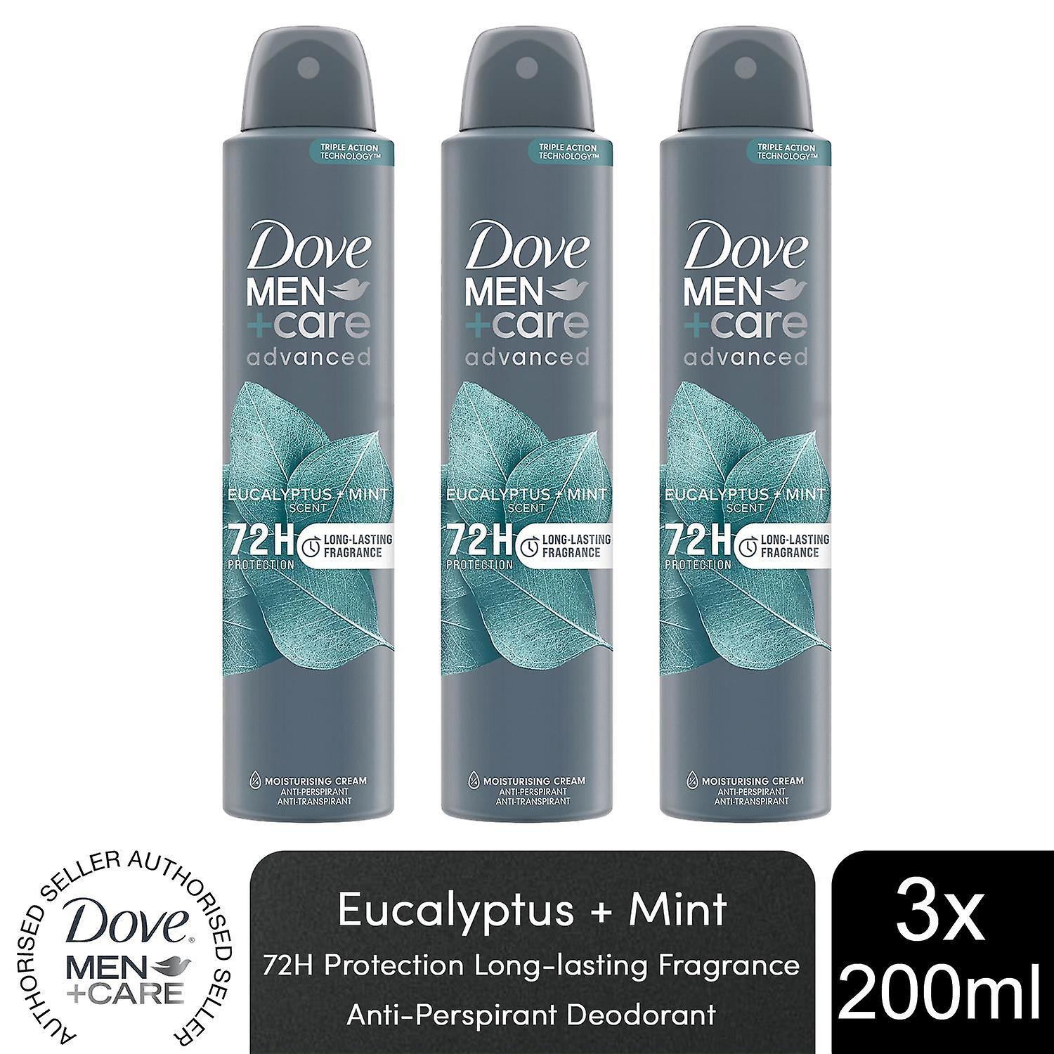 Dove_ Dove Men+Care Advanced AntiPerspirant Deodorant Spray Eucalyptus + Mint, 3x200ml