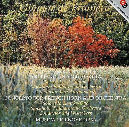 Caprice Stockholm Philharmonic Orchestra - Variations & Fugue for Piano & Orchestra  [COMPACT DISCS] USA import