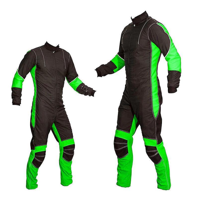 SkyexSuits Skydiving jumpsuit in green color design - 21 Parrot S / men