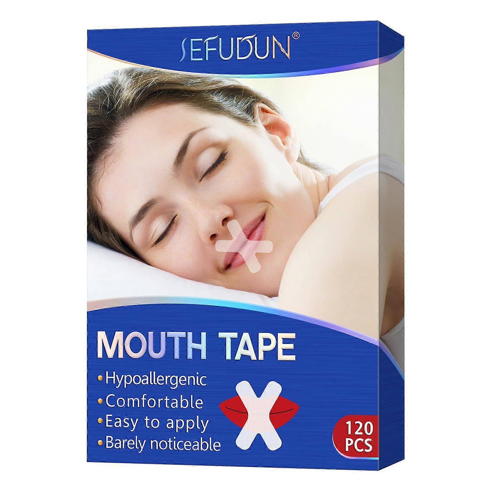 unbrand 120 Pcs Sleep Strips,Anti-Snoring Devices Advanced Gentle Mouth Tape For Sleeping Stop Snoring Mouth Tape For Better Nose Breathing Sleep A...