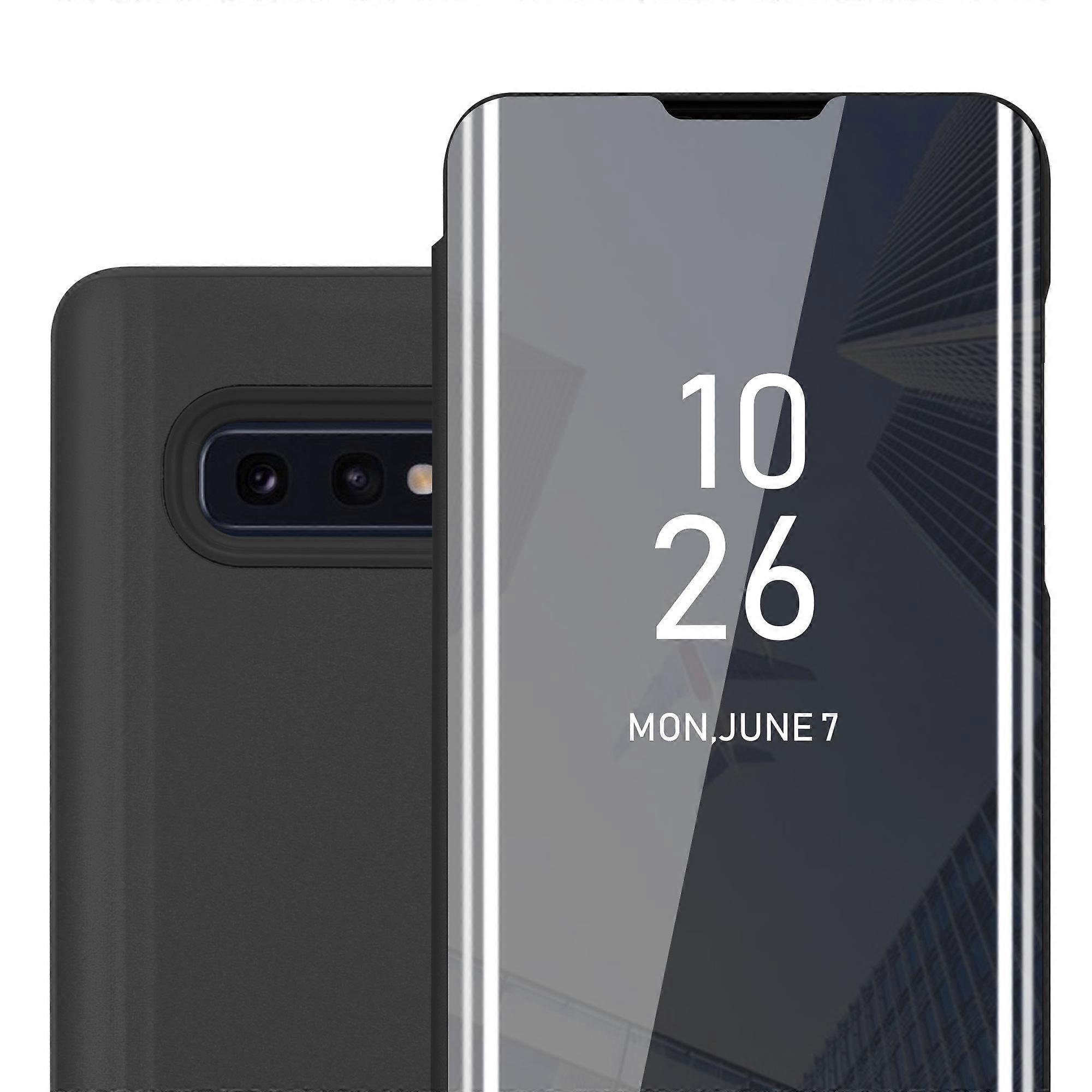 Samsung Galaxy S10e Case Protective Case - Smartview Design With Mirror ACHAT SILVER