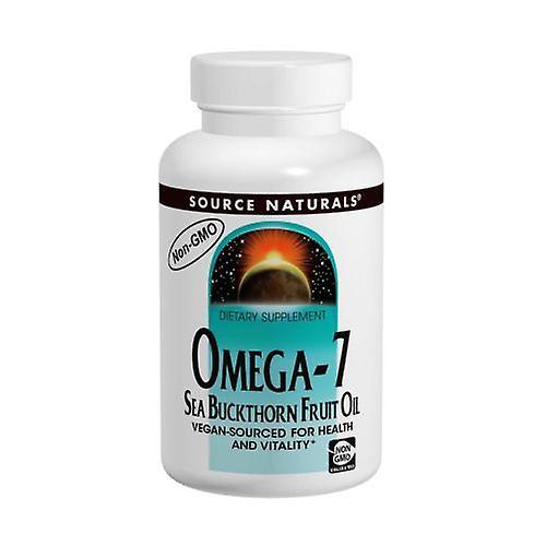 Source Naturals Omega-7 Sea Buckthorn Fruit Oil, 30 Sgels (Pack of 1)