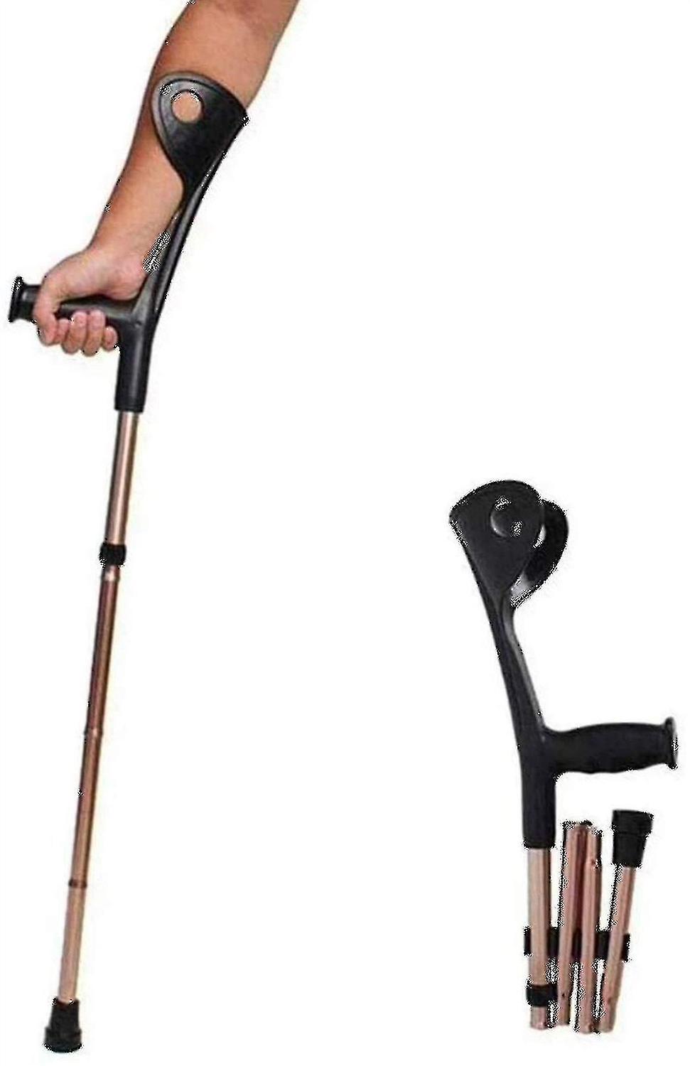 Guangzhou Yunlan Trading Co., Folding Elbow Arm Adult Crutches, Height Adjustable Arm Cuff Momentum, Portable