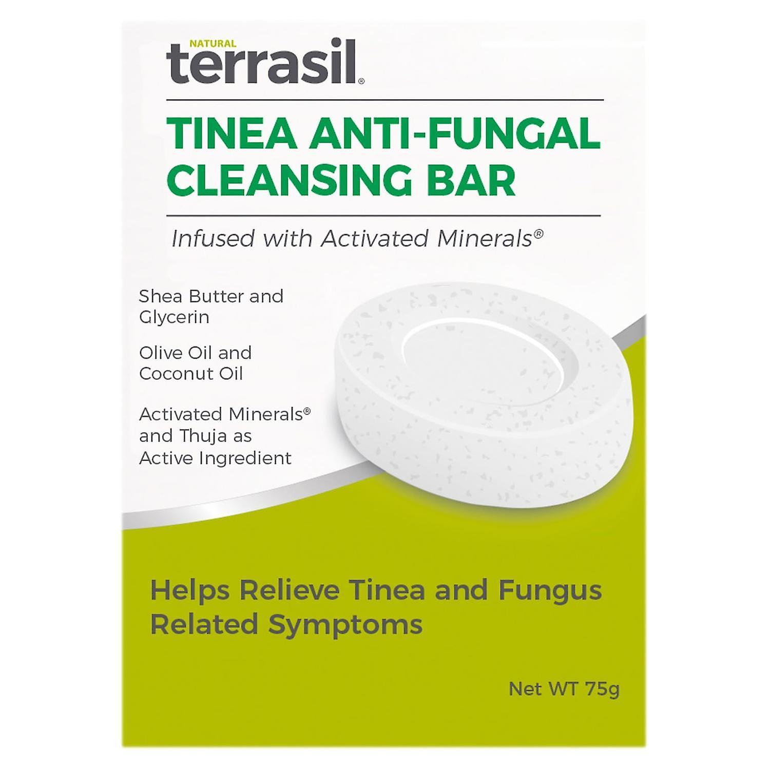 Terrasil, Tinea Anti-Fungal Cleansing Bar, 75 g