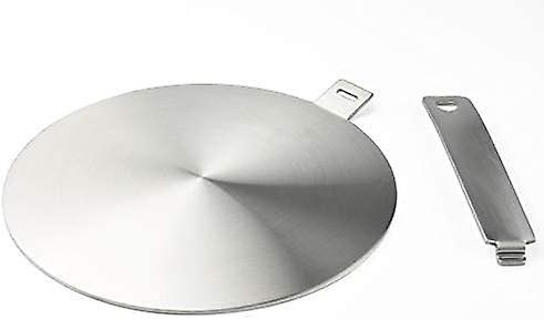 Kensty Induction Adapter, Converter Disc For Induction Cooktop, Heat Diffuser Plate With Separable Handle And Base 20cm