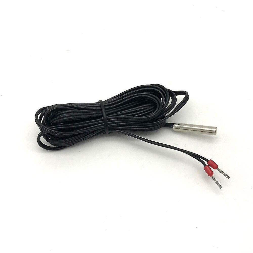 Slowmoose 3 Meters 10000 Ohms Precision Sensor Cable - Floor Heating Thermostat Black metal sensor