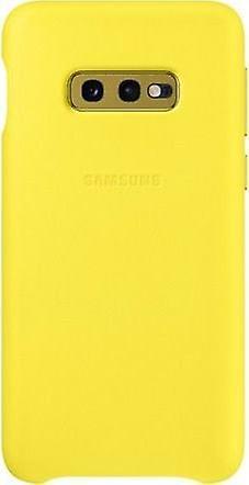 Samsung Leather Cover for G970F Samsung Galaxy S10e - Yellow