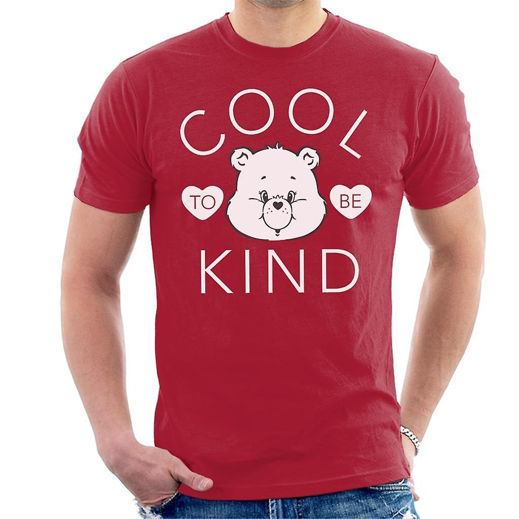 Care Bears Tenderheart Bear Cool To Be Kind Men's T-Shirt Cherry Red XX-Large