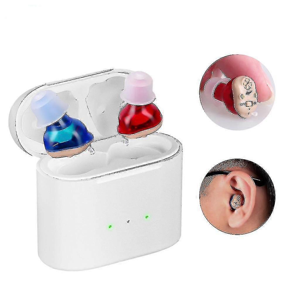 Weige Rechargeable & Invisible Hearing Aid V30(get It) Charging Box