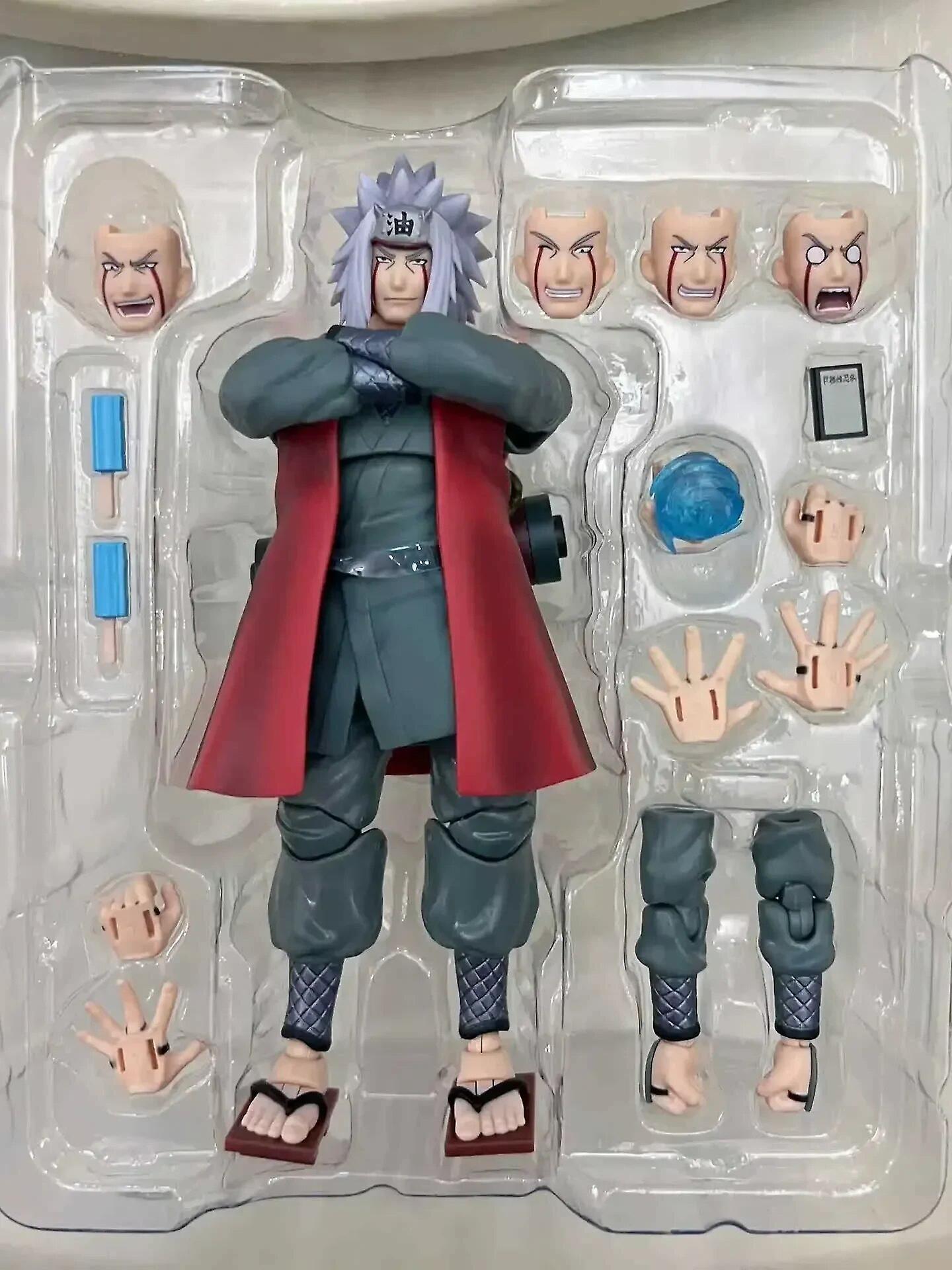 Jiechannel 100%   Naruto S.h.figuarts Jiraiya Exclusive Edition In Stock Anime Action Limited Collection Figures Model Toys no box