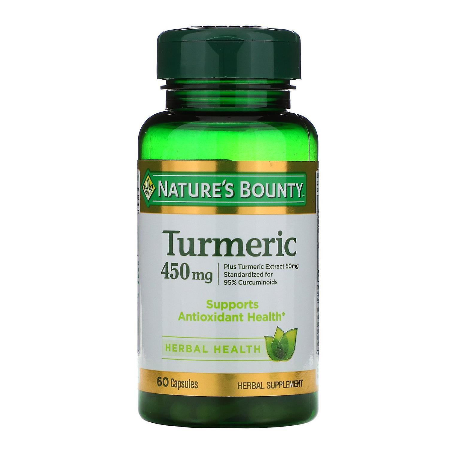 Natures Bounty Nature's Bounty, Turmeric, 450 mg, 60 Capsules