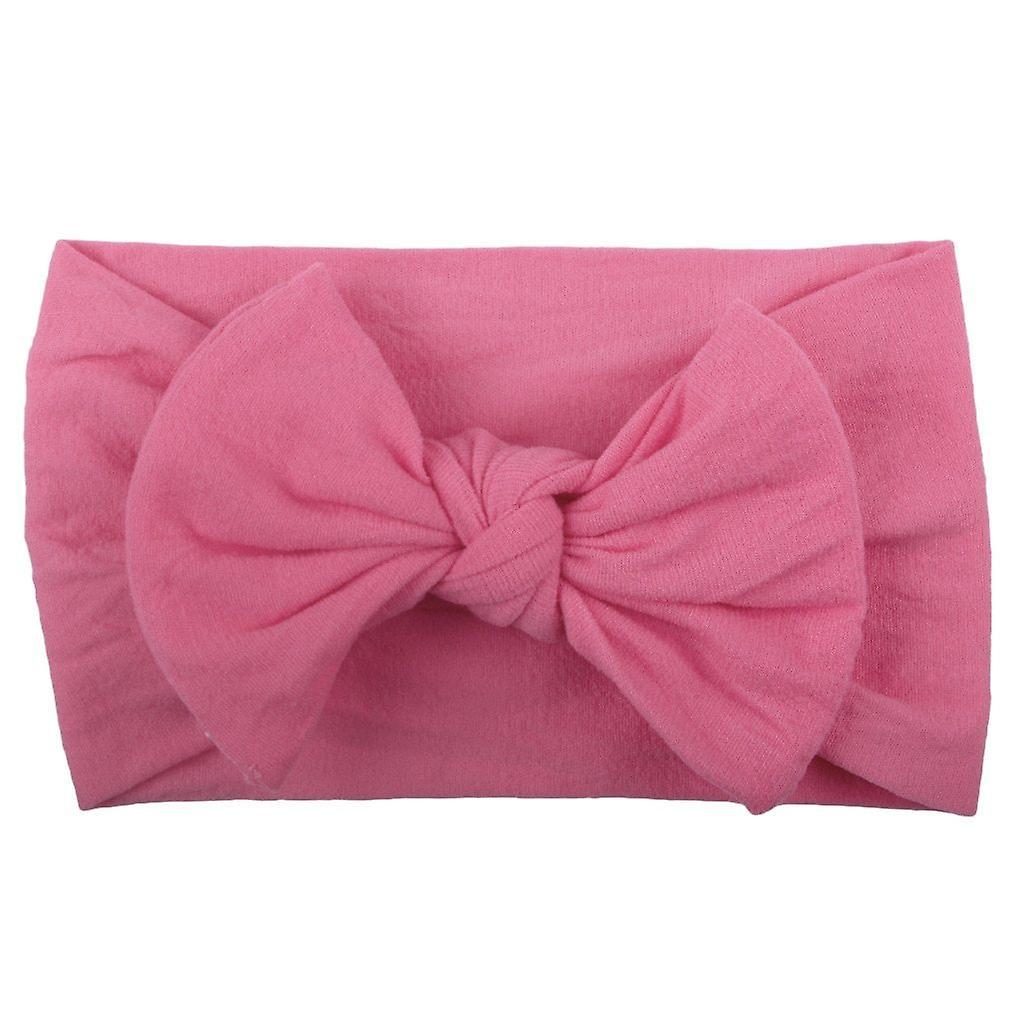 Slowmoose Baby Headband- Bow Design Headwear Pink 4