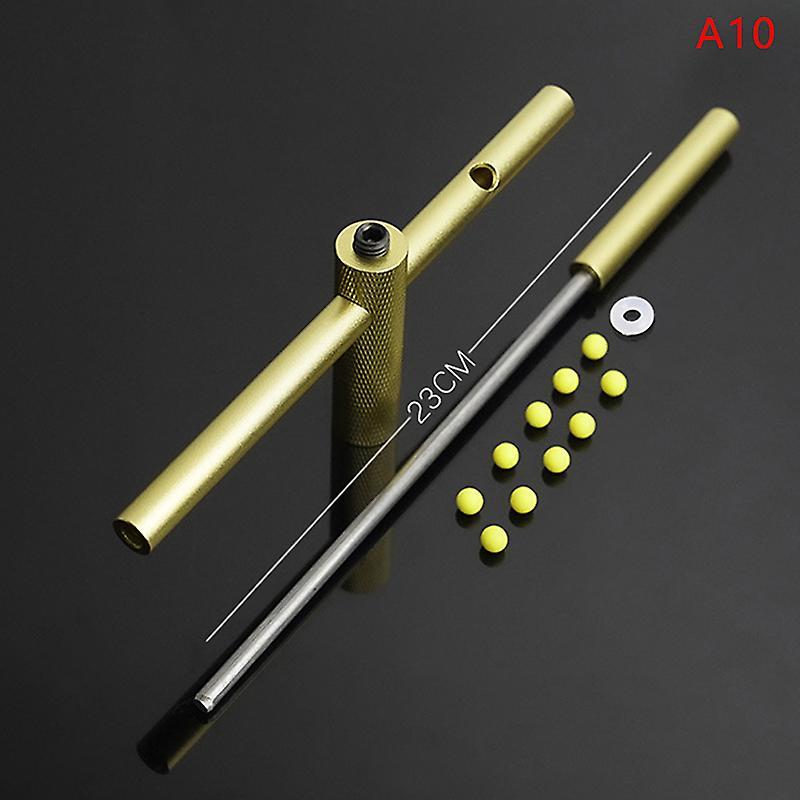 Uclac Soft Pinball Launcher Guns Toy Aluminum Alloy Small Ball Shooter Interesting Toy Gold A10