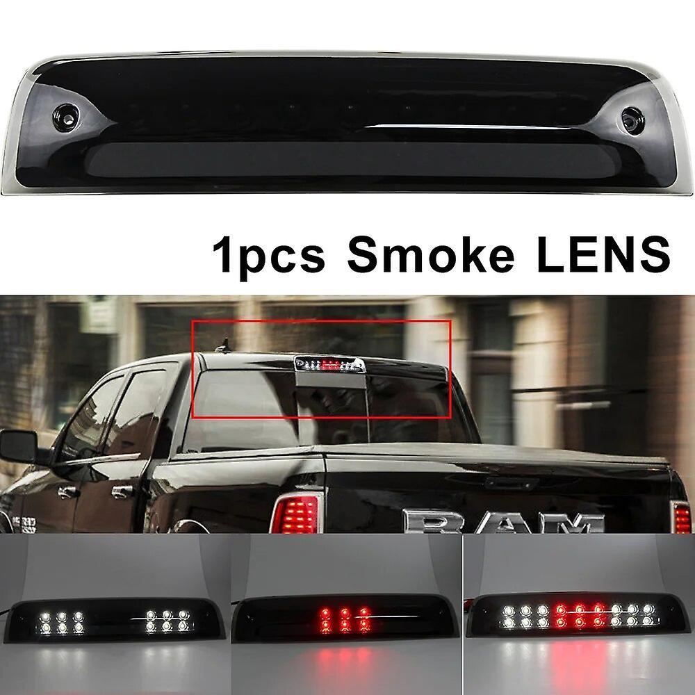 Bicaco For 2010-2017 Dodge Ram 2500 3500 Led Third Brake Cargo Light Mount Stop Lamp Car Rear 3rd Light For 2009-2017 Dodge Ram 1500 1pcs Smoke Lens