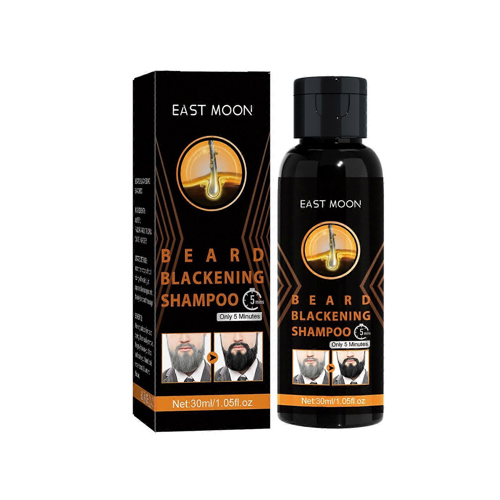 Shanxi Shuishuidiansan Trading Beard Blackening Shampoo for Men Moisturizing Cleansing Thick Care Nutrient Repair Shampoo