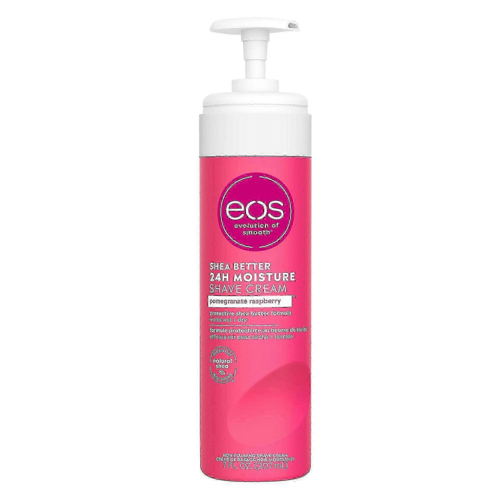 Eos Shave cream, Ultra moisturizing, Pomegranate raspberry, 7 Oz