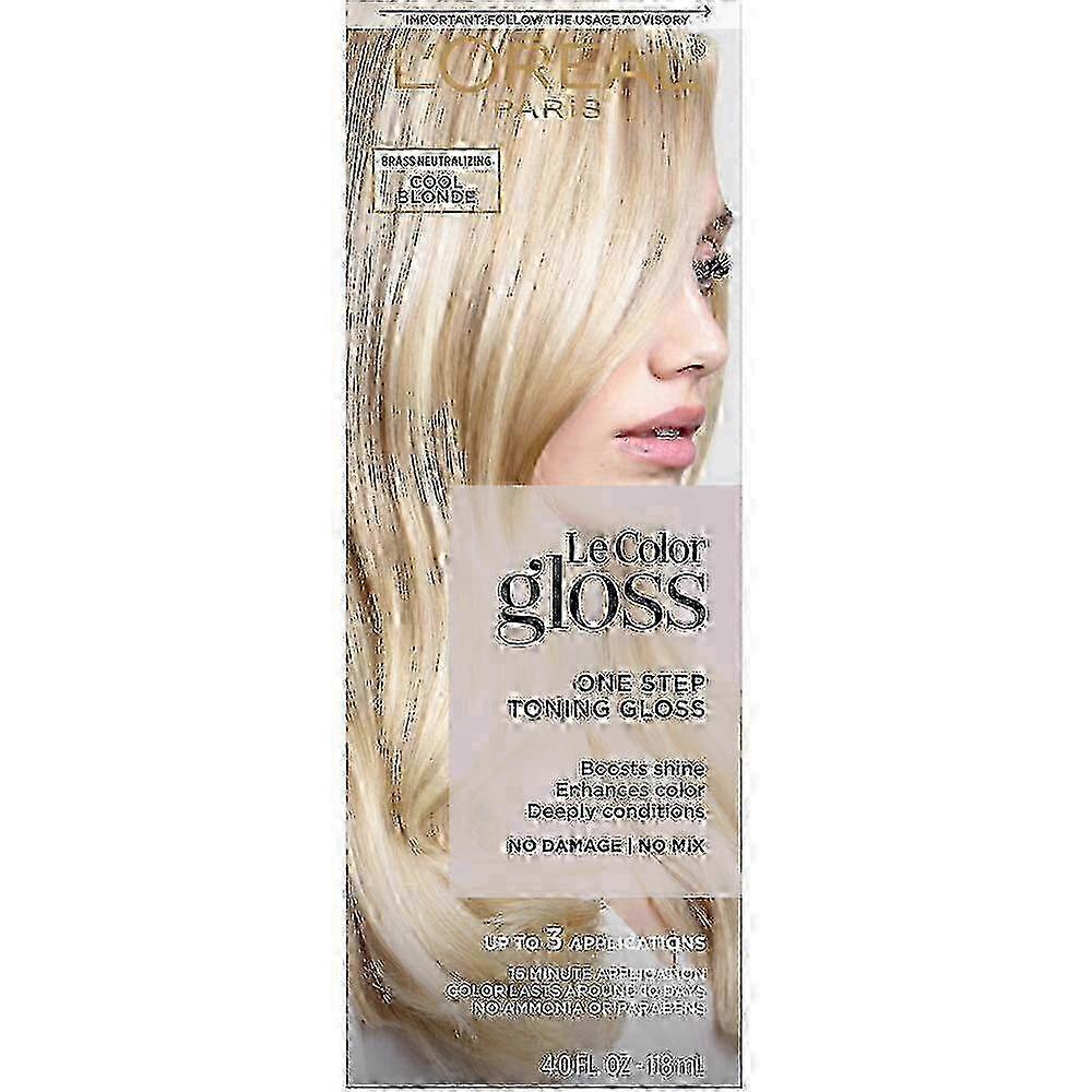 L'oreal Paris Le Color Gloss One Step In-shower Toning Gloss, Cool Blonde, 4 Oz