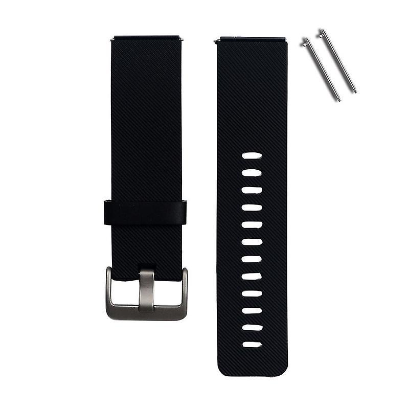 litelamg Replacement Silicone Wrist Band Strap Bracelet Watchband for Fitbit Blaze Watch Black