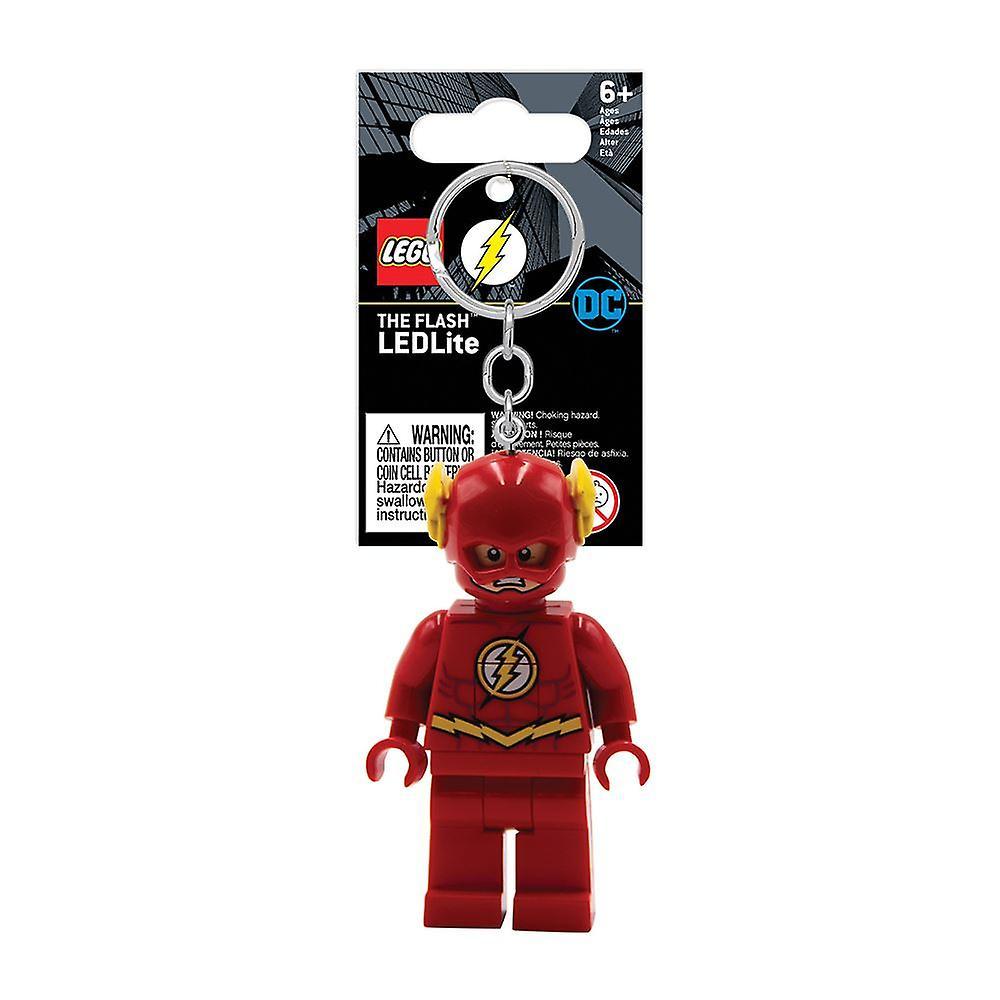 LEGO DC Super Heroes The Flash Minifigure Key Light (Keyring / Keychain)