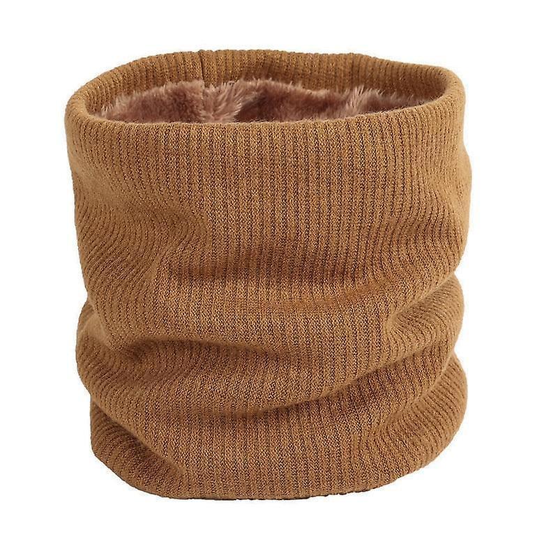 Slowmoose Winter / Neck Warmer Cotton Scarf brown