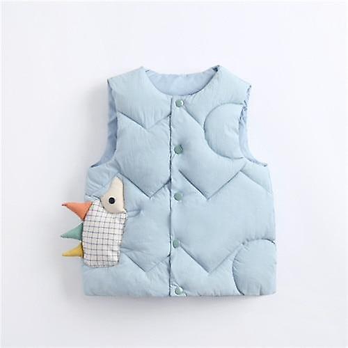 Slowmoose Baby Winter Clothes, Waistcoat Vest With Soft Sleeveless Sky Blue 3T