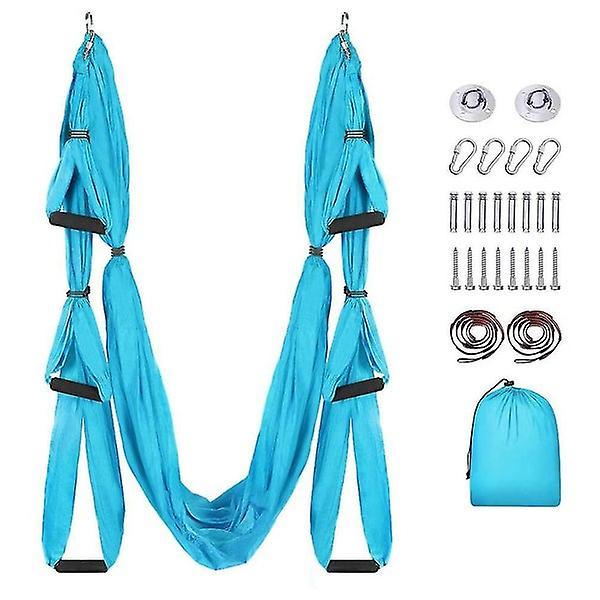 Generic Aerial Yoga Swing Set: Hammock Flying Trapeze for Aerial Yoga