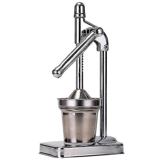 Manual Juicer With Lever, Fruit Press For Oranges, Citrus, Lemon Squeezer Stainless Steel Fruit Juicer Handheld