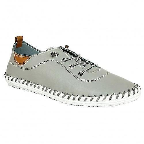 St Ives Leather Plimsolls