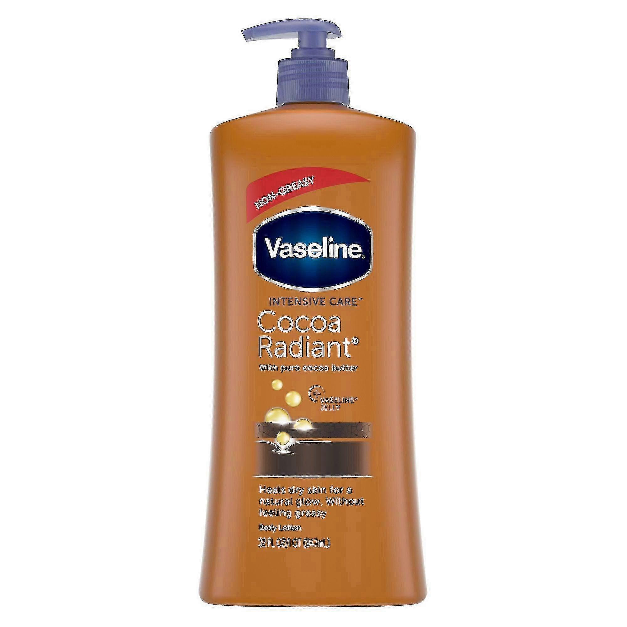 Vaseline Intensive Care Hand And Body Lotion Cocoa Radiant, 32 Oz