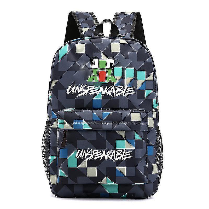 Htclv Unspeakable Pattern Printing Backpack Travel Bag Computer Student School