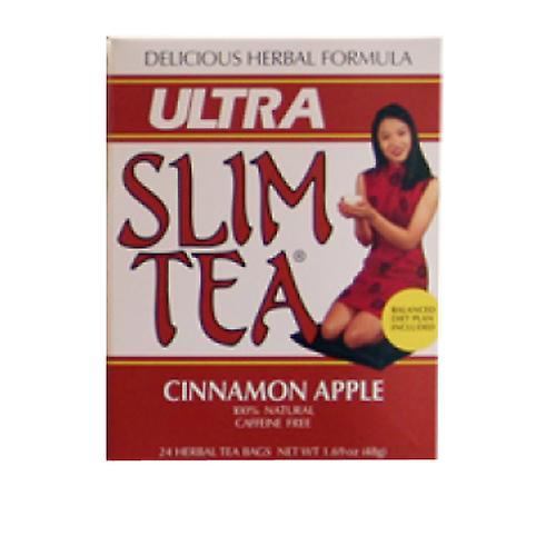 Hobe Labs Ultra Slim Tea, Cinnamon Apple 24 Bags (Pack of 1)