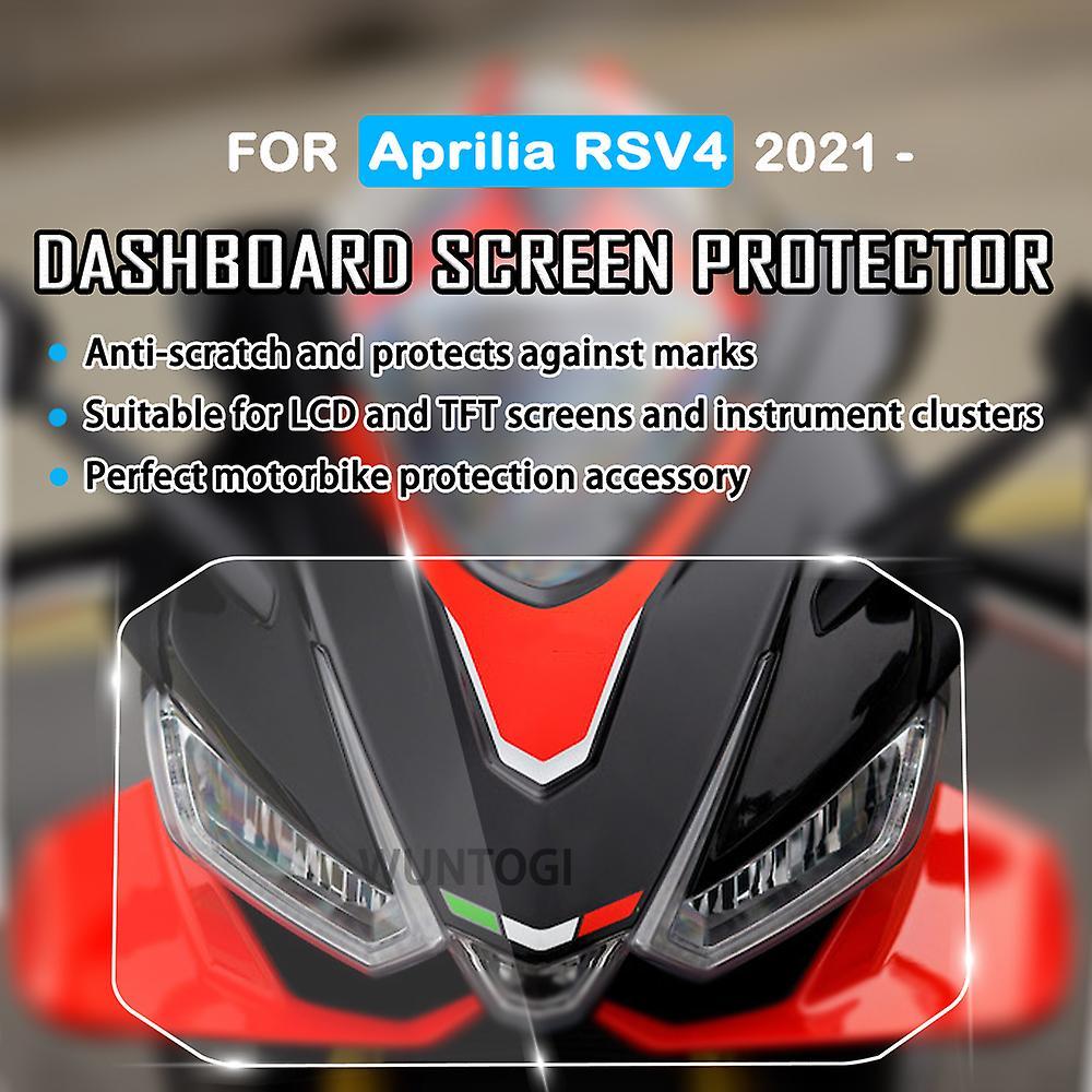 For Aprilia Rsv4 2021 Motorcycle Dashboard Screen Protector Hd Anti-glare Scratch Cluster Screen Protection Instrument Film 1 sets