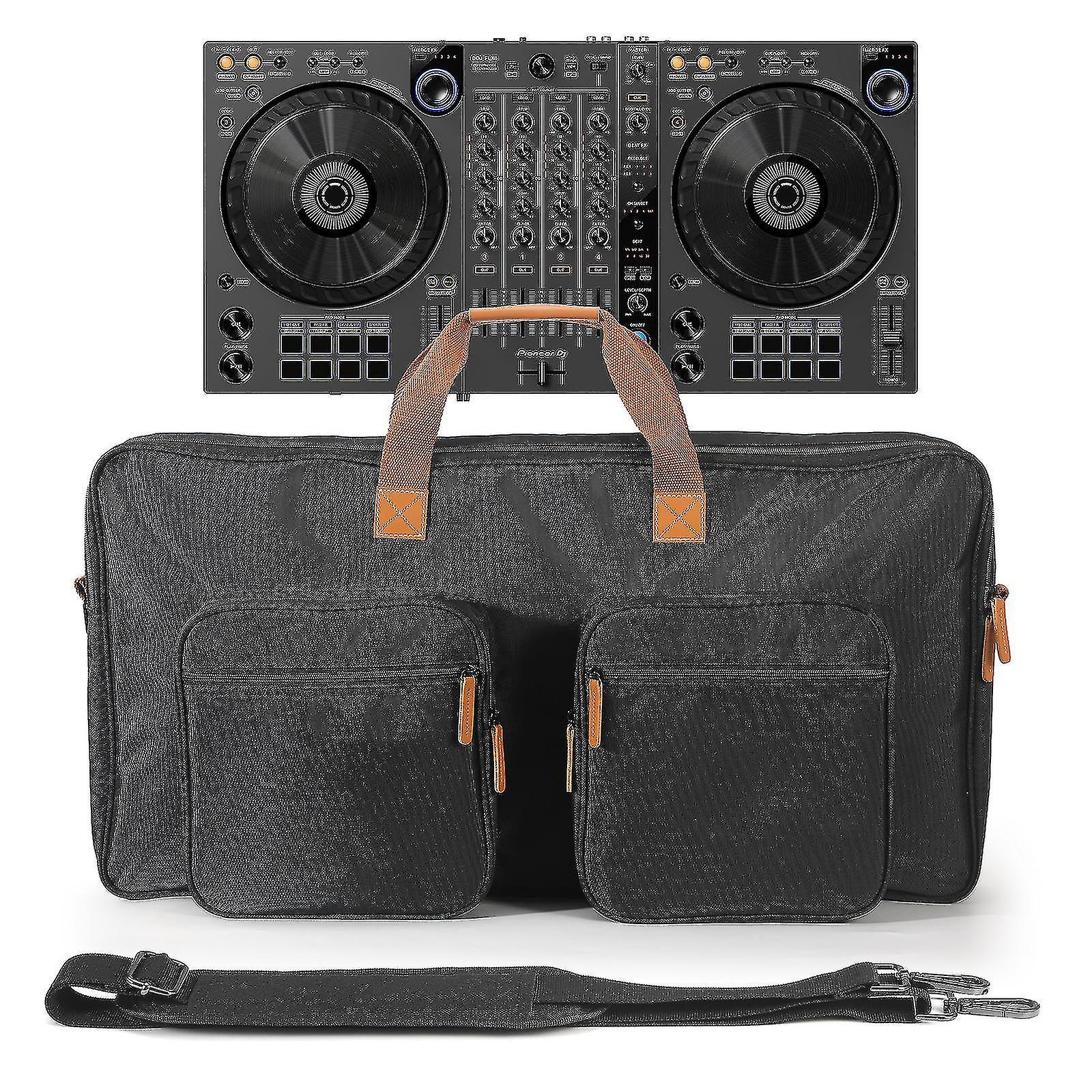 Lichifit Travel Carrying Bag for Pioneer DJ DDJ-FLX6 DDJ-800 Compact DJ Controller Black