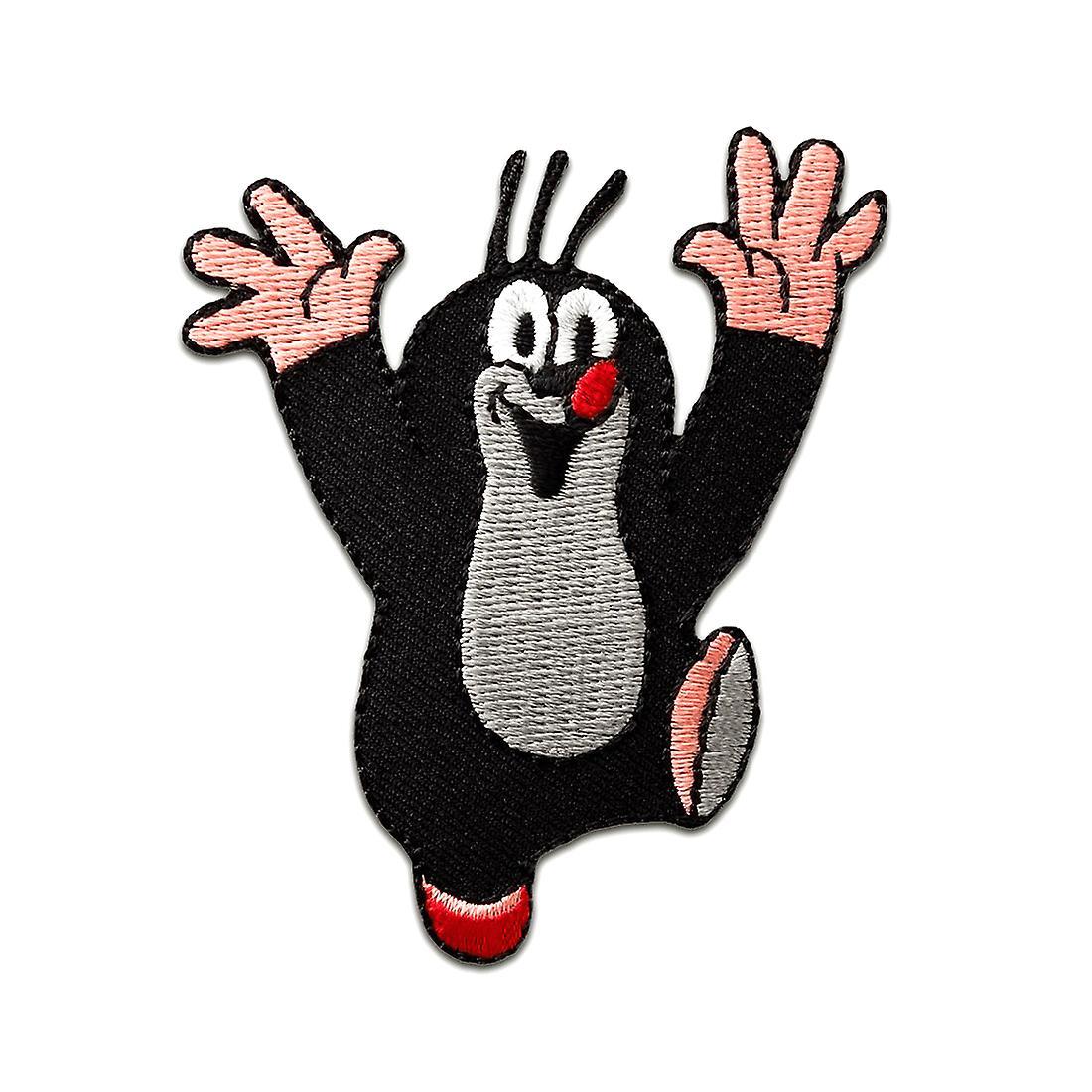 Der Kleine Maulwurf Patch - The Little Mole Comic Kids – black – 7,1x6,3cm - Patch