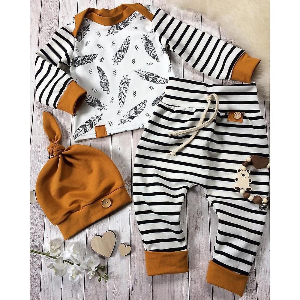 Slowmoose Winter & Autumn Newborn Infant Footed Sleeper, Romper & Headband Romantic 6-12 M