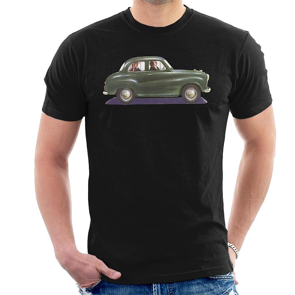 Austin A35 Green British Motor Heritage Men's T-Shirt Black Medium